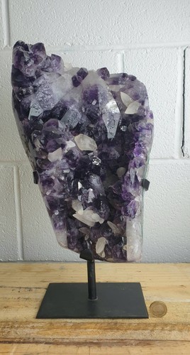 Large amethyst crystal - amethyst,