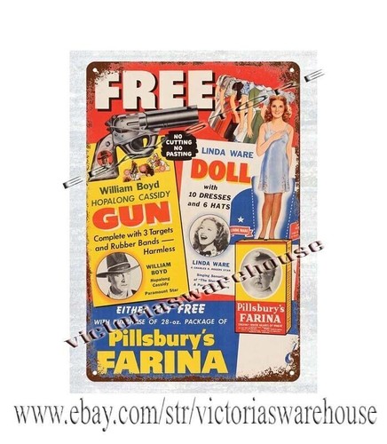 Bar pub signs 1940 pillsbury - 1940, pillsbury's