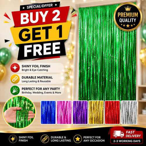 Foil fringe tinsel - foil,