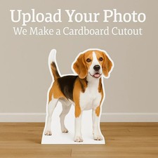Custom Pet Cardboard Cutout – Upload Your Pet Photo, Life-Size Dog or Cat Stand