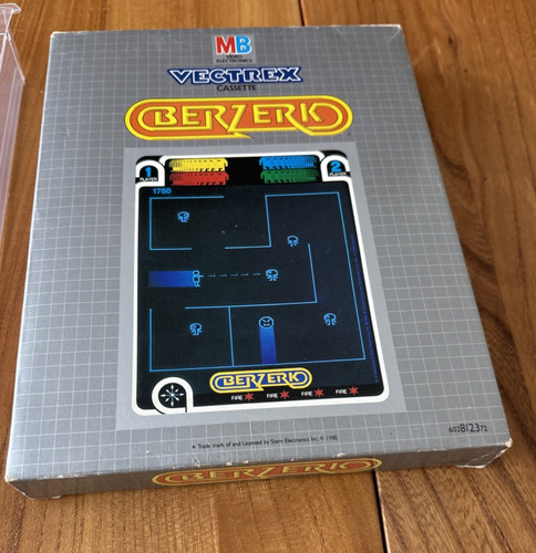 Vectrex berzerk game boxed - mb,