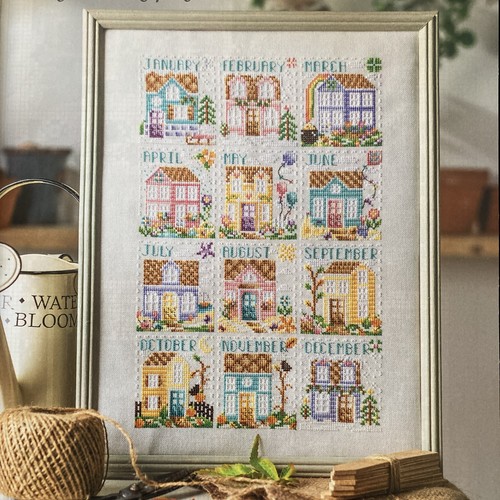 Year houses house sampler - of,