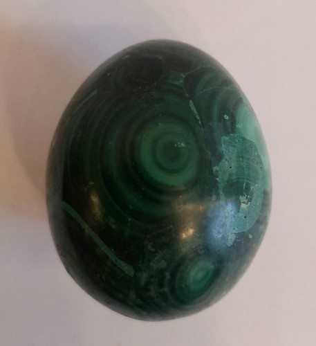 Small green malachite egg 140 - small,