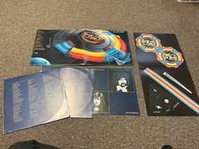 ELO-Out Of The Blue 1977 1st Press African Jet 2 LP Inners Poster Cut Outs