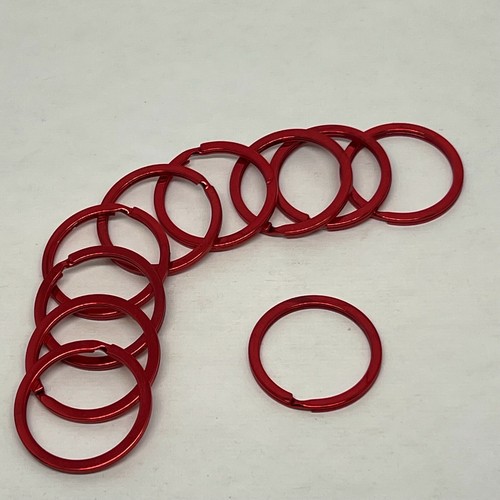 Red split key rings brand - red,