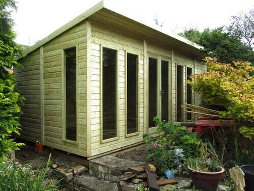 20ft 10ft timber shed studio - timber,