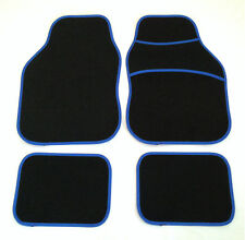 Black & Blue Car Mats For Mg