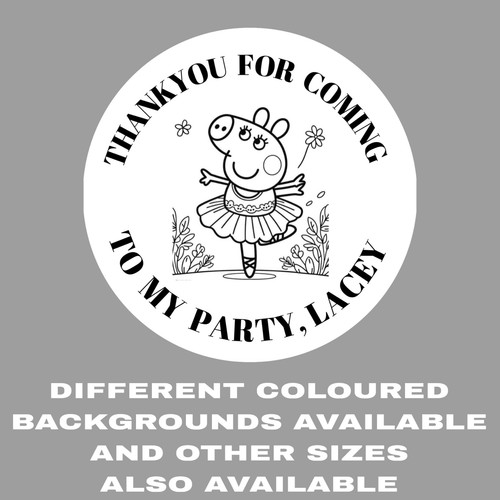 Peppa pig personalised - 10,
