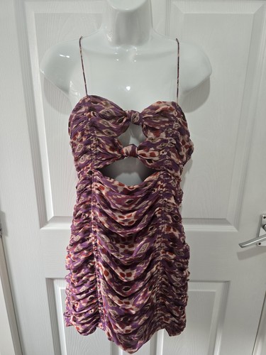 Zara purple printed - zara,