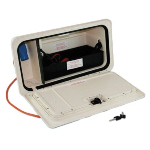Caravan battery box - battery,