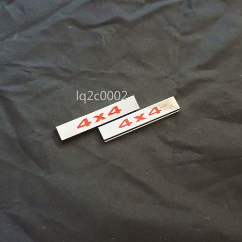 Chrome red silver 4x4 - chrome,