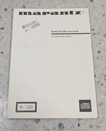 Marantz 72se vintage fi - cd-72se,
