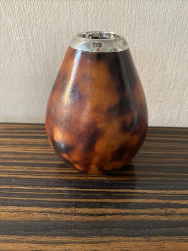 Vintage natural gourd vase - natural,