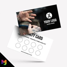 Custom Loyalty Card Printing | Barber / Salon / Hairdresser Business