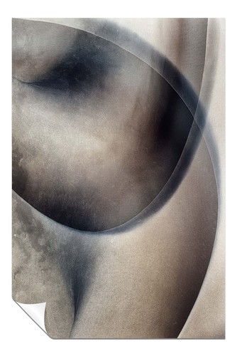 Abstract black white woman - white, woman's