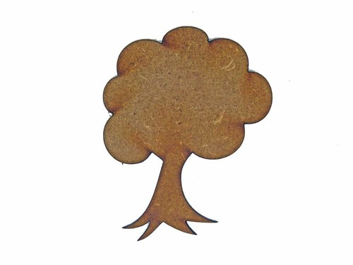 Tree mdf laser cut craft - mdf,