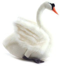 Hansa White Swan 4085 Plush Soft Toy Bird  - Brand New-  Lincrafts UK Est. 1993