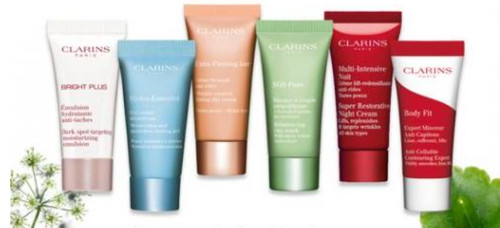 Clarins skin samples - clarins,