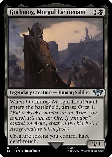 Gothmog morgul lieutenant - lieutenant, ~