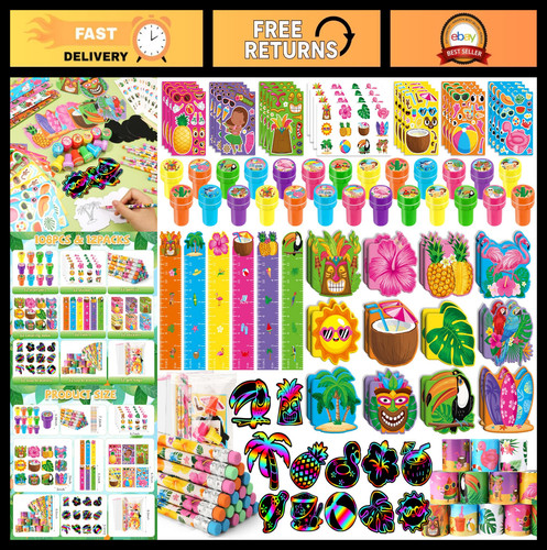 108pcs hawaiian luau - hawaiian, party