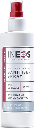 Hospital grade sanitiser spray - hospital,