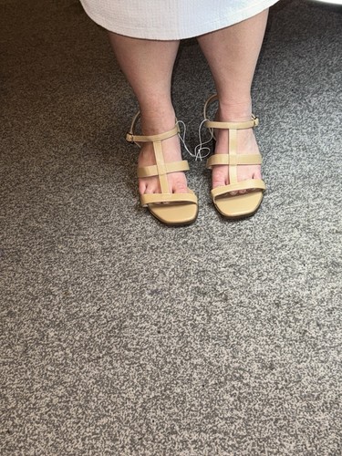 Beige bar strappy mid - beige,