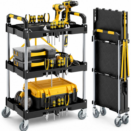 Foldable tool cart tier - tool,