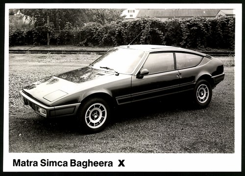 Photography car matra - car, simca