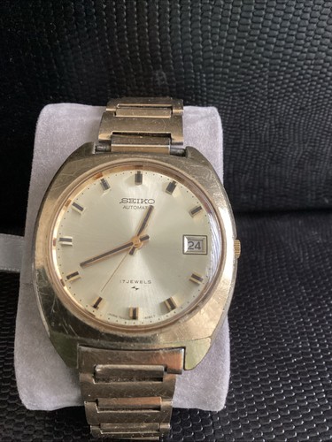 Seiko men gold plated - gold,