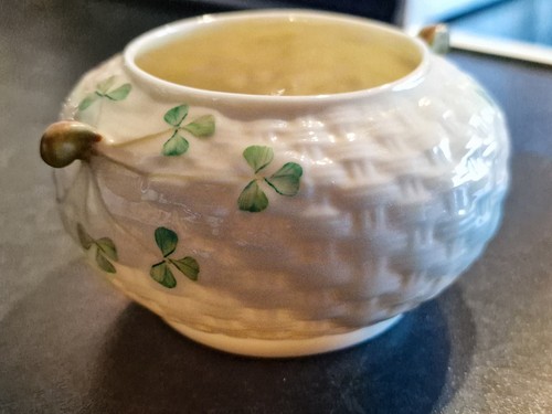 Vintage irish belleek shamrock - irish,
