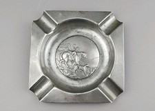 Antique Pewter Ashtray