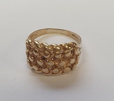 9ct Yellow Gold Keeper Ring