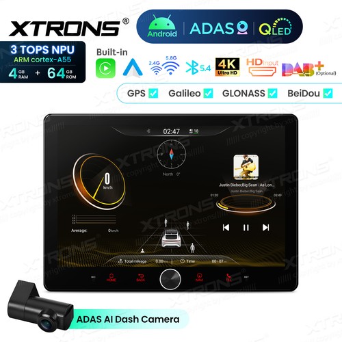 Xtrons double din qled - xtrons,