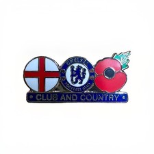 Chelsea FC Club and Country Pin Badge