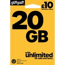 Giffgaff PAYG SIM Pack –