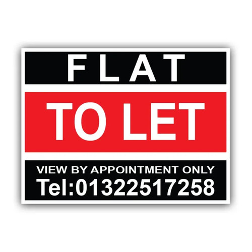 Flat let personalised - to,