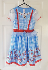 Girl's  Dorothy Dress and shoe covers To Fit age 7/8 Wizard of Oz