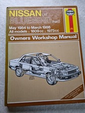 Nissan Bluebird FWD Haynes car manual