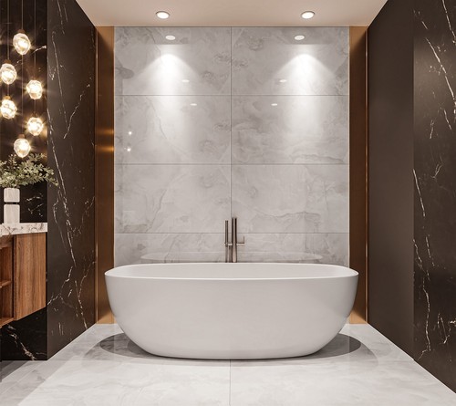 Light grey tiles in - £26.89/m2,
