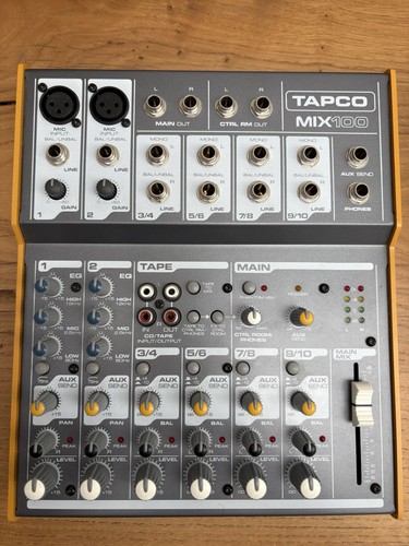Tapco mix 100 audio - tapco,