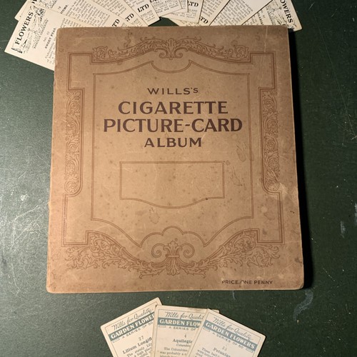 Wills cigarette cards garden - wills,