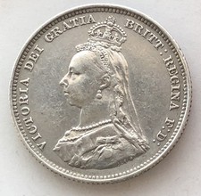 1887 Victoria Shilling ( Silver )
