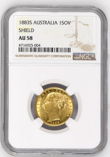 AU58 SCARCE 1883 Sydney