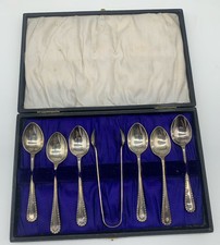 vintage tea spoon set