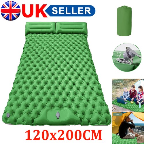 Inflatable double camping mat - double,