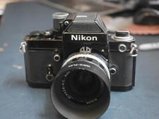 Nikon F2 camera DP-11 in black / Nikkor 50mm f2 lens ref:2542