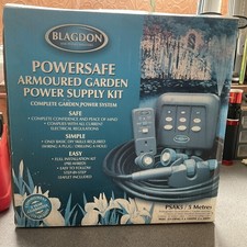 Blagdon Armoured Garden Power Box Supply Kit 5 Mtr 