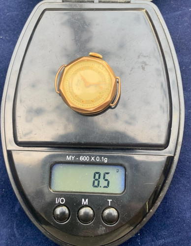 9ct yellow gold avia watch - yellow, 375