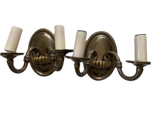Vintage wall lights - wall, brass