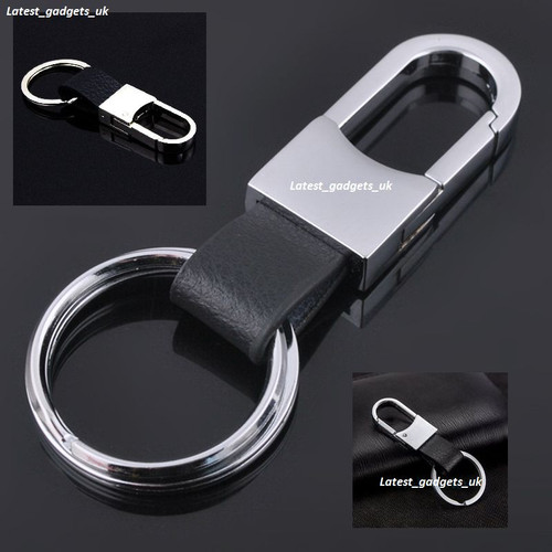 Leather keyring keychain - leather,